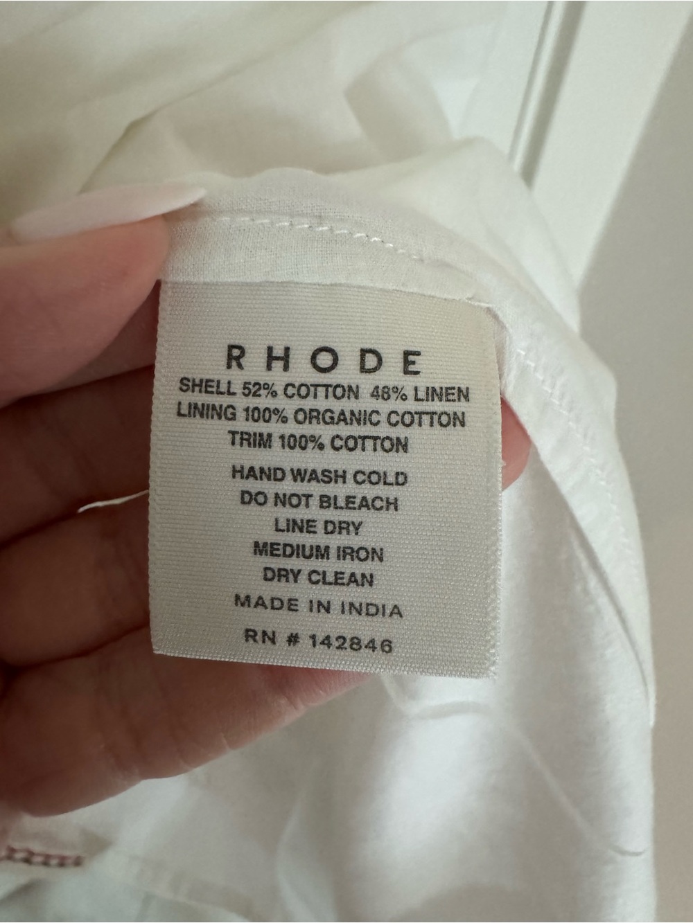 RHODE Cream Maxi Skirt with Cherry, Peach & Lemon Motif - Picture 5 of 5